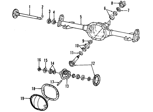 GM 26050328 Rear Propeller Shaft Assembly