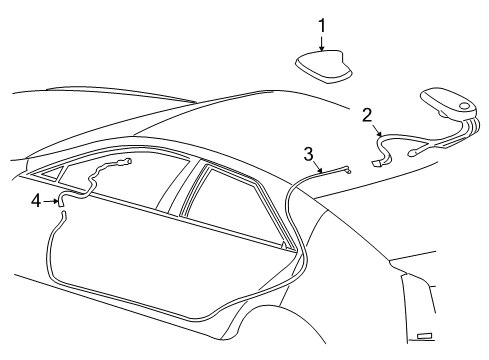 GM 20861114 Module Assembly, Radio Antenna (Eccn=7A994)