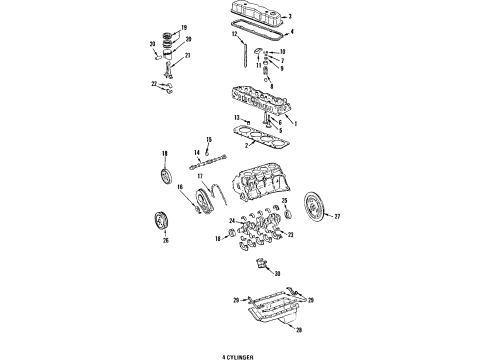 GM 18012433 Bearing Kit,Crankshaft (1,2,3,4)(Std)