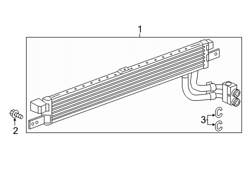 GM 95383807 Pipe Assembly, Trans Fluid Cooler Inlet & Outlet