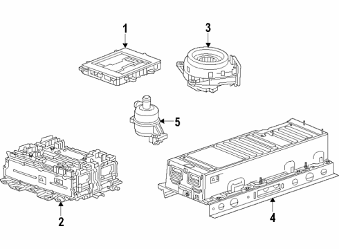 GM 84243700 Cable Assembly, Bat To Bat Pos