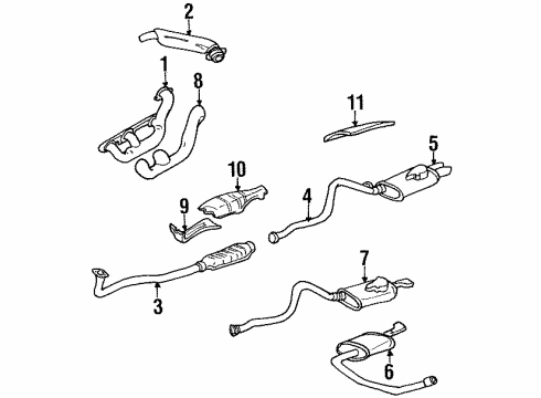 GM 22584293 Exhaust Muffler (W/Tail Pipe)