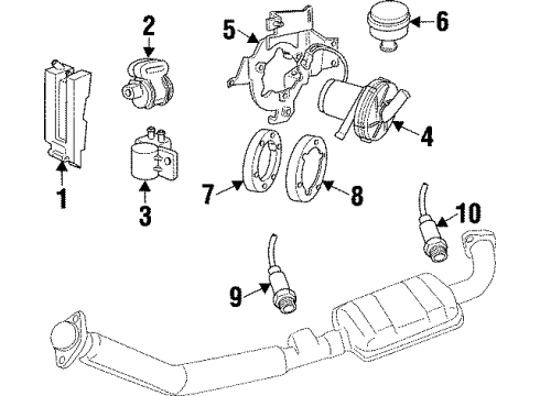 GM 9119327 Valve,Evap Emission Canister Vent