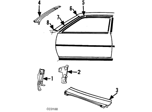 GM 20423648 Insert,Windshield Wiper Blade