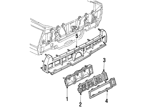 GM 16504677 Housing,Rear Combination & Side Marker Lamp