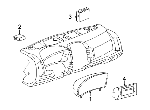 GM 15276268 Rear Body Control Module