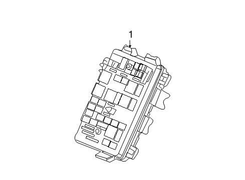 GM 19116367 COVER, Main Wiring Junction and Fuse Block