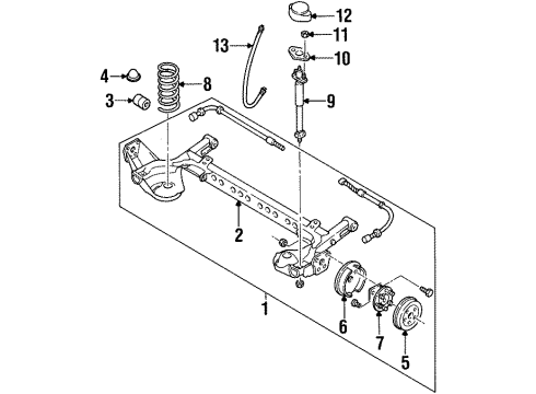 GM 22610951 Rear Axle Assembly