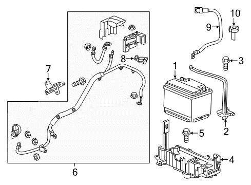 GM 42794572 CABLE ASM-BAT POS