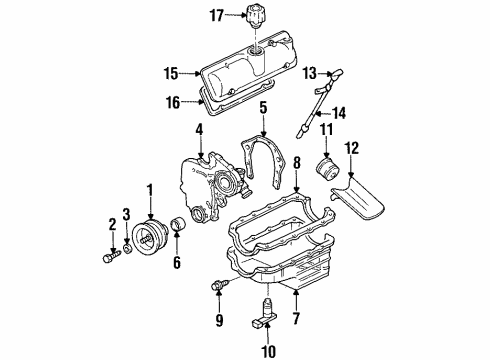 GM 10189235 Deflector, Oil Filter Drain