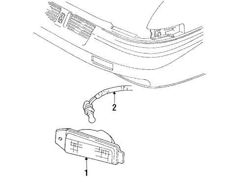 GM 5976549 Lamp Assembly, Parking