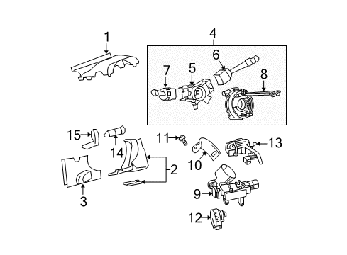 GM 15218592 Switch Assembly, Driver Information Display