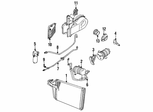 GM 88960916 Heater & Air Conditioner Control Assembly (Remanufacture)