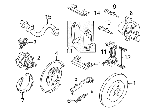 GM 15297497 Cable Assembly, Parking Brake Front