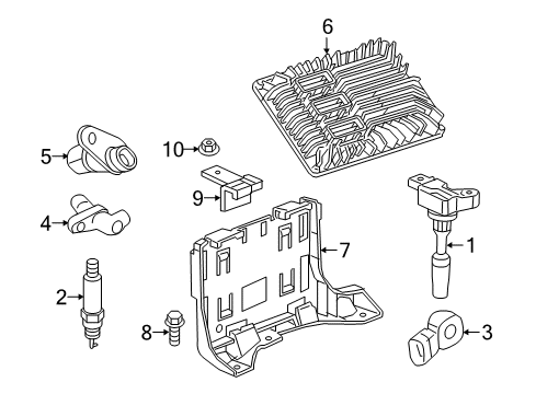 GM 23433363 Nut, Ecm Bracket