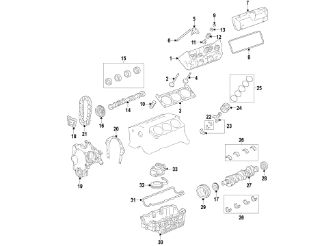 GM 12624613 Cylinder Head Assembly (Machining)