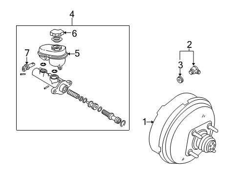 GM 18029859 Cylinder Kit,Brake Master Cylinder Repair