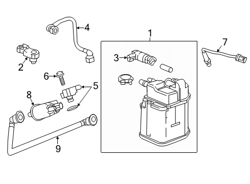 GM 55506846 Valve Assembly, Pcv