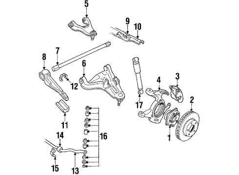 GM 9763761 Ball Joint,Upper Control Arm