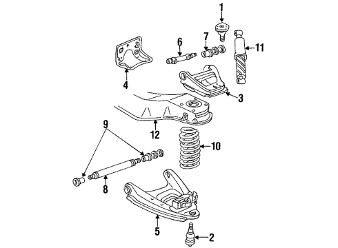 GM 15598364 Crossmember & Bracket Asm