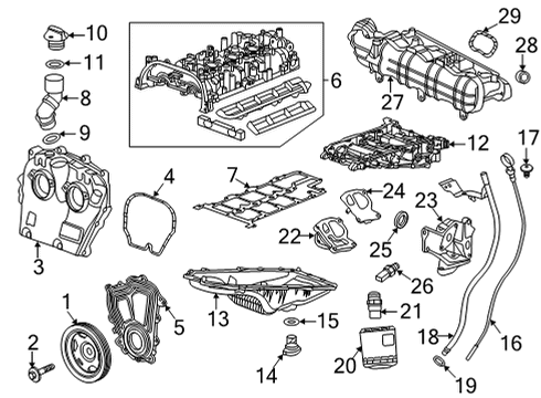 GM 12670741 Gasket Kit, Upper Intake Manifold