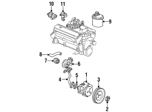 GM 10055881 Pulley,Secondary Air Injection Pump