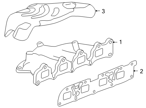 GM 12670221 Manifold Assembly, Exhaust