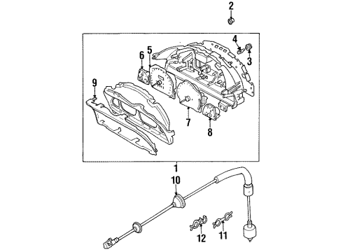 GM 30019544 Speedometer Instrument Cluster (On Esn)