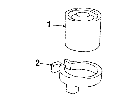 GM 52362981 Bracket Assembly, Fuel Vapor Canister