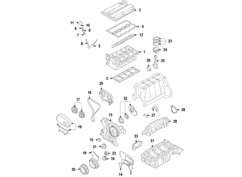 GM 55569031 Engine,1.8 L (110 Cubic Inch Displacement)