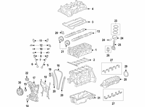 GM 12675780 Camshaft Assembly, Exhaust