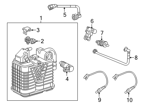 GM 55596783 Valve Assembly, Pcv