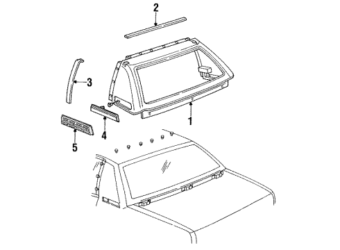 GM 5977693 Lamp Assembly, Opera