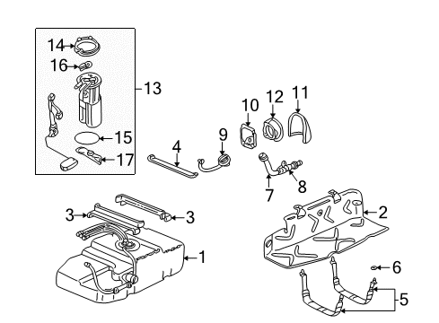 GM 88965792 Fuel Tank Meter/Pump SENSOR KIT