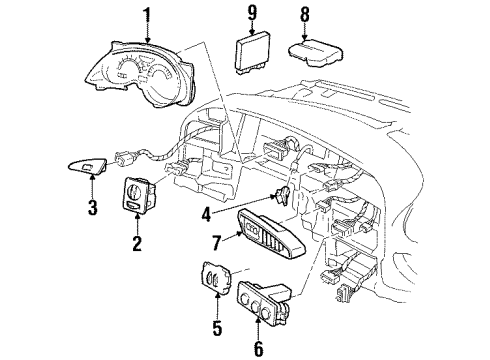 GM 16213444 Lens Asm,Instrument Cluster