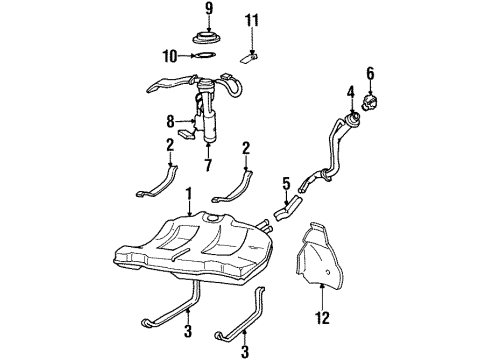 GM 22530172 Insulator, Fuel Tank