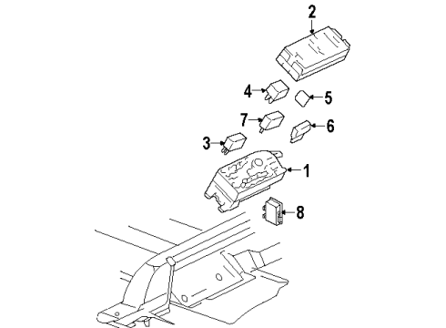 GM 88953295 Block,Body Wiring Harness Junction