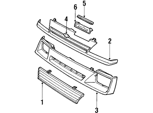 GM 96056230 Radiator Grille Emblem