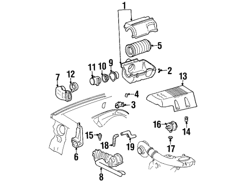 GM 10154654 Tube Assembly, Crankcase Vent