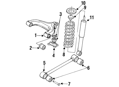 GM 30014236 Rear Shock Absorber