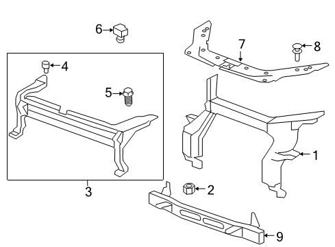 GM 11589034 Bolt, Heavy Hx Flange Head Shoulder