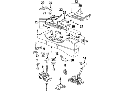 GM 22548092 Cover Assembly, Ashtray *Graphite