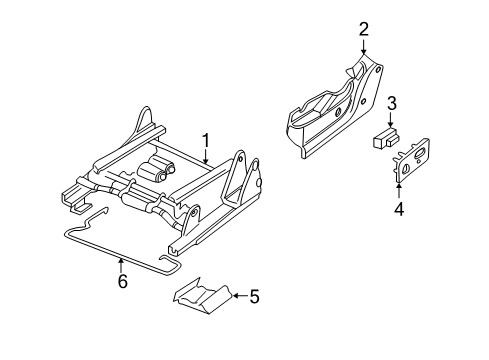 2001 Chevy Silverado 3500 Tracks & Components Diagram 5 - Thumbnail