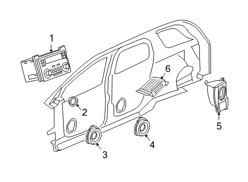 2009 Pontiac Torrent Sound System Diagram