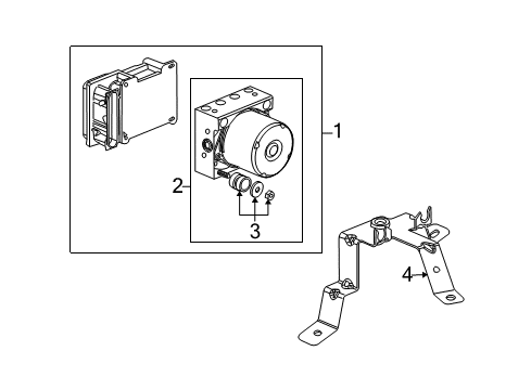 2007 Saturn Ion ABS Components, Electrical Diagram 1 - Thumbnail