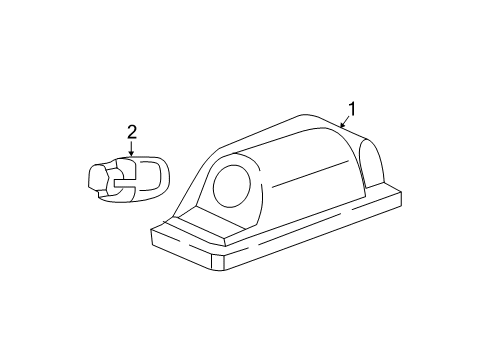 2019 Chevy Bolt EV License Lamps Diagram