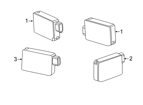 2016 Cadillac SRX Electrical Components Diagram