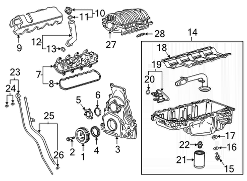 2022 GMC Yukon XL Intake Manifold Diagram