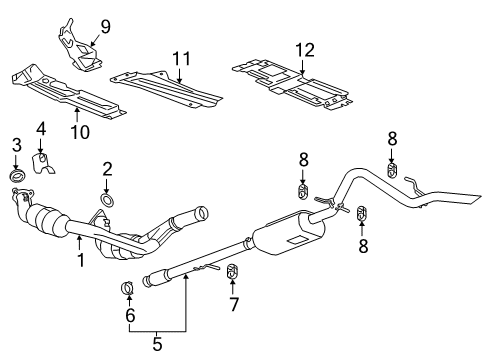 2020 Chevy Silverado 1500 Exhaust Components Diagram