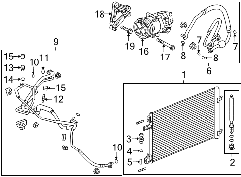 2016 Chevy Cruze Limited Air Conditioner Diagram 1 - Thumbnail